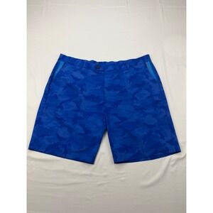 G/FORE Mens Blue Camo Golf Shorts Size 40 Performance Technical Camouflage